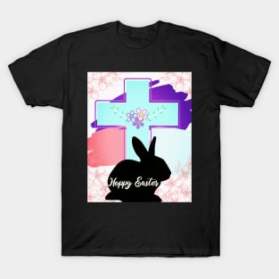 Hoppy Easter Cross T-Shirt